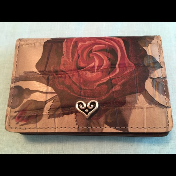 Brighton Handbags - Brighton Victorian Rose Wallet Card Holder New